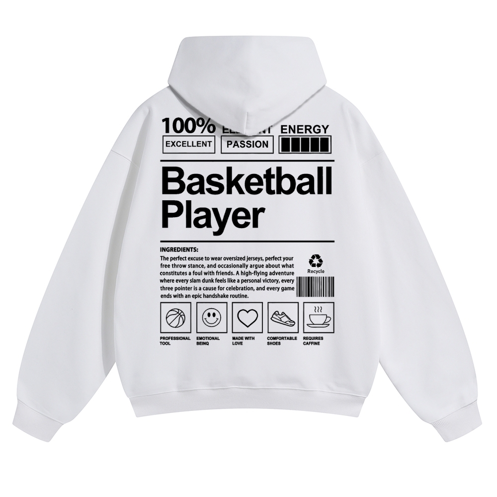 Basketball Player Unisex Casual Anime Print Hoodie
