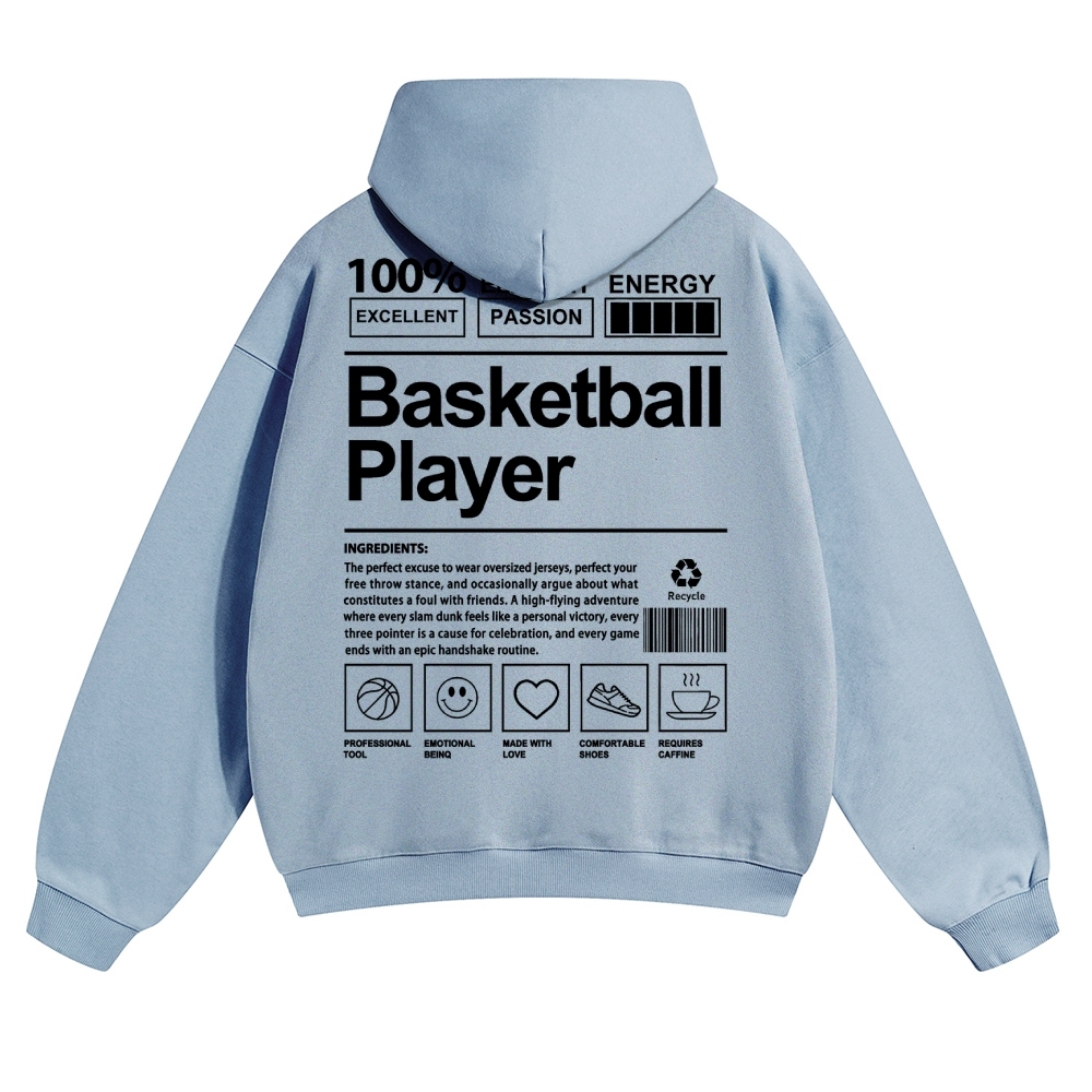 Basketball Player Unisex Casual Anime Print Hoodie