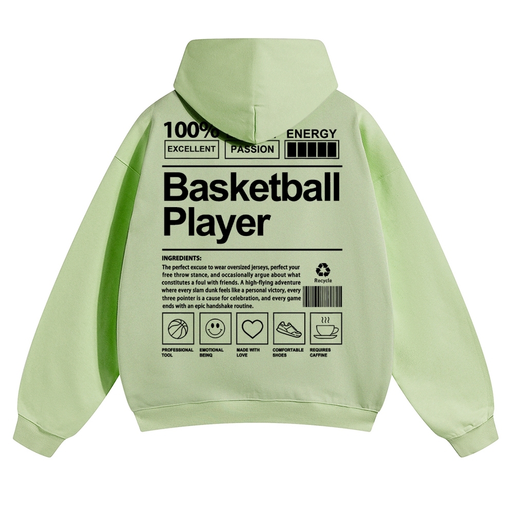 Basketball Player Unisex Casual Anime Print Hoodie