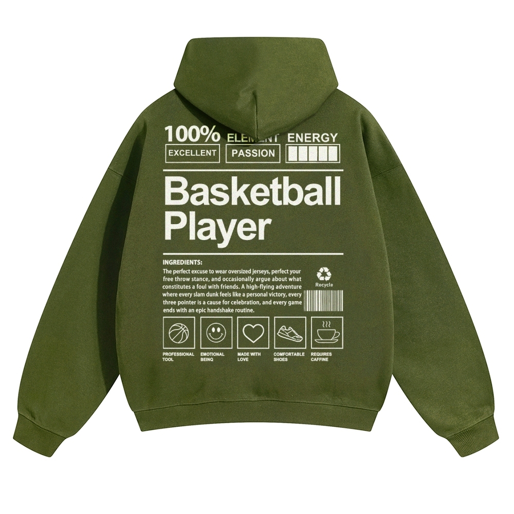 Basketball Player Unisex Casual Anime Print Hoodie