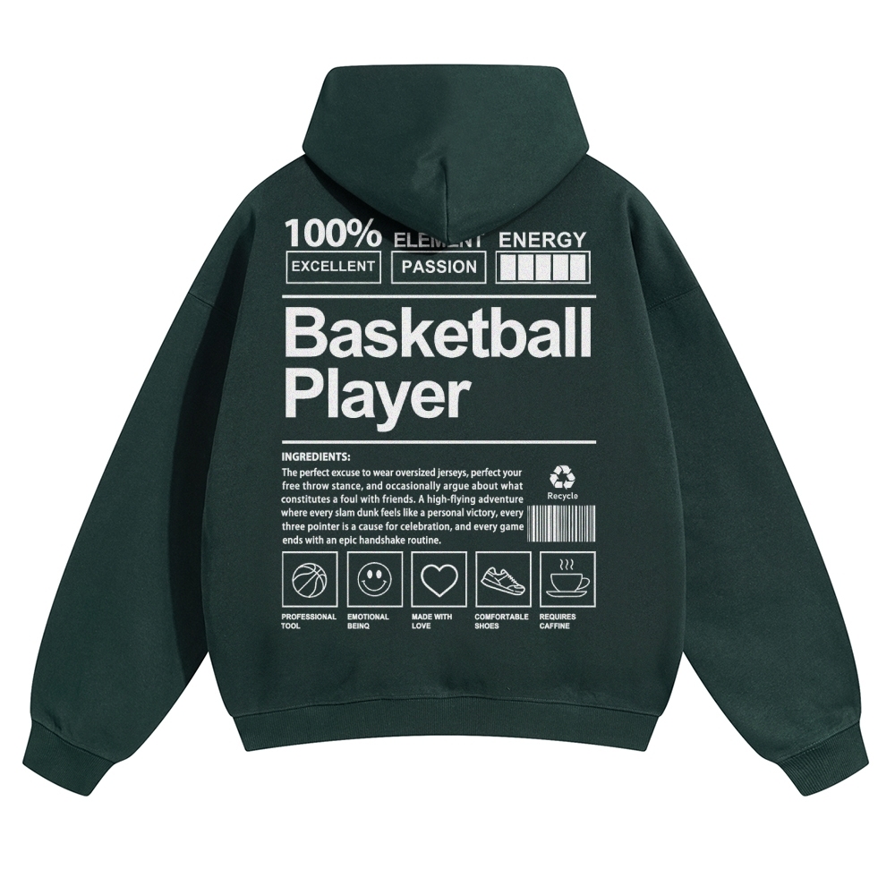 Basketball Player Unisex Casual Anime Print Hoodie