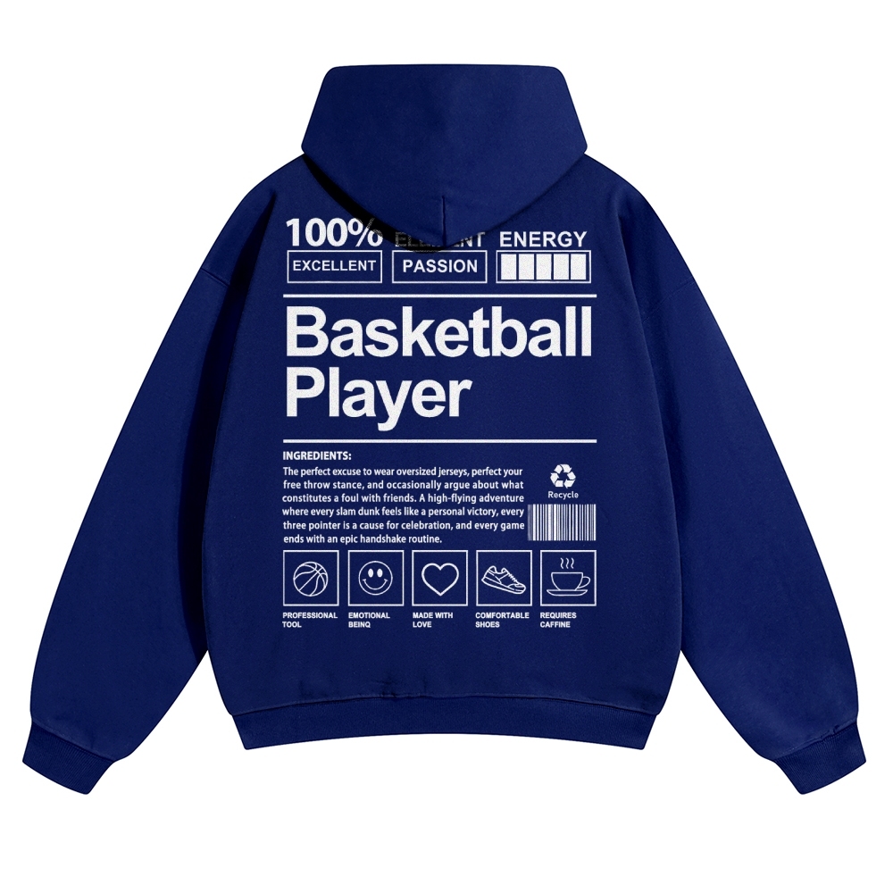 Basketball Player Unisex Casual Anime Print Hoodie