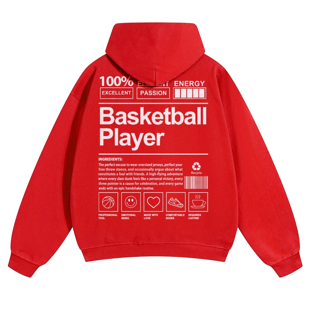 Basketball Player Unisex Casual Anime Print Hoodie