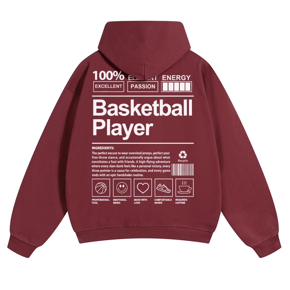 Basketball Player Unisex Casual Anime Print Hoodie