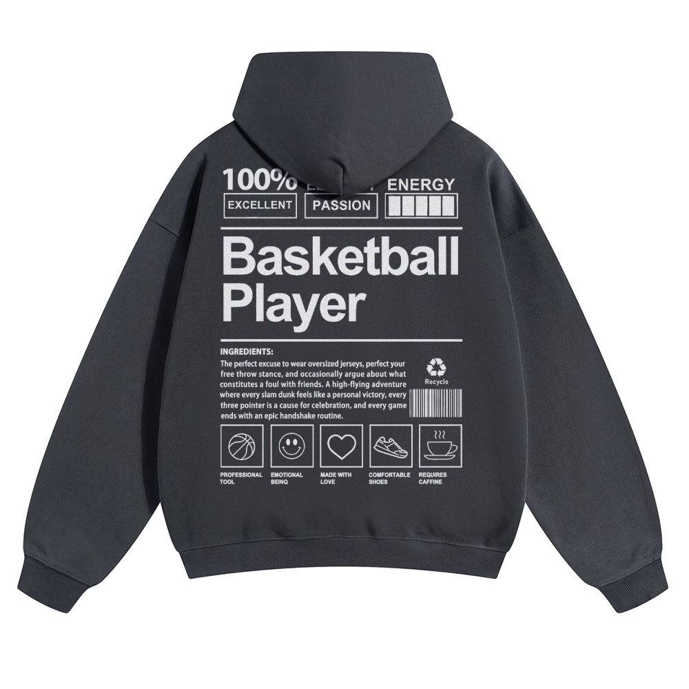 Basketball Player Unisex Casual Anime Print Hoodie