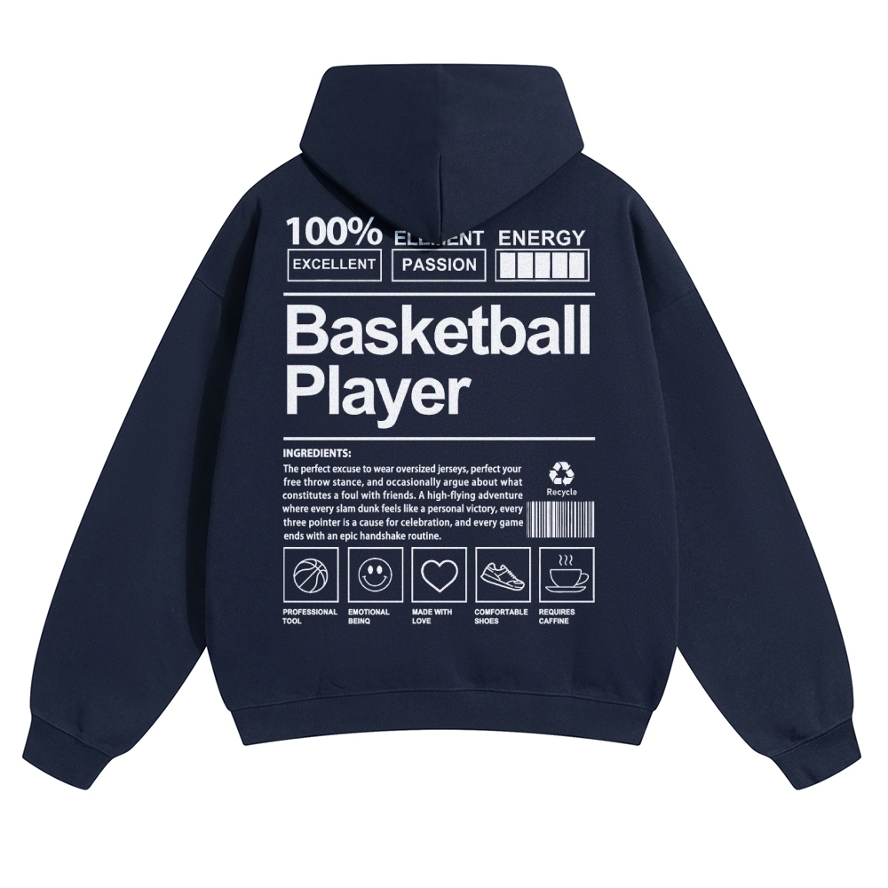 Basketball Player Unisex Casual Anime Print Hoodie