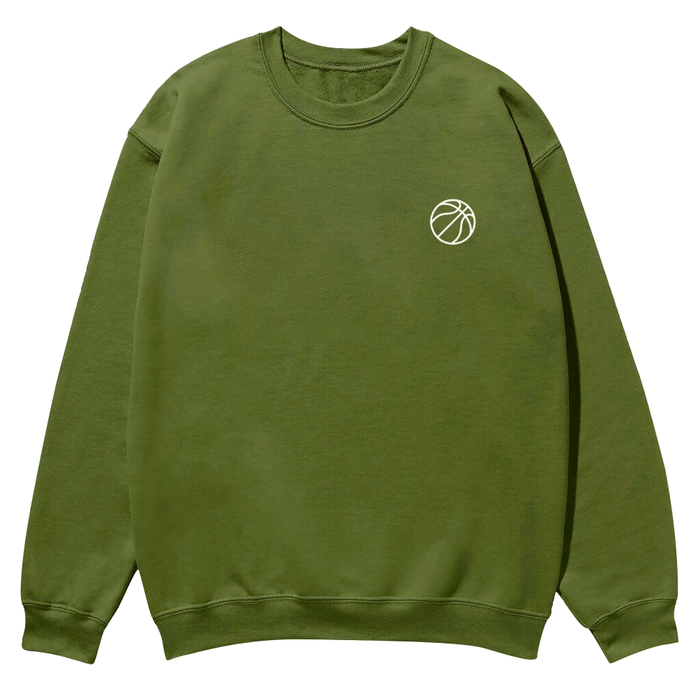Basketball Player Crew Neck Sweatshirt