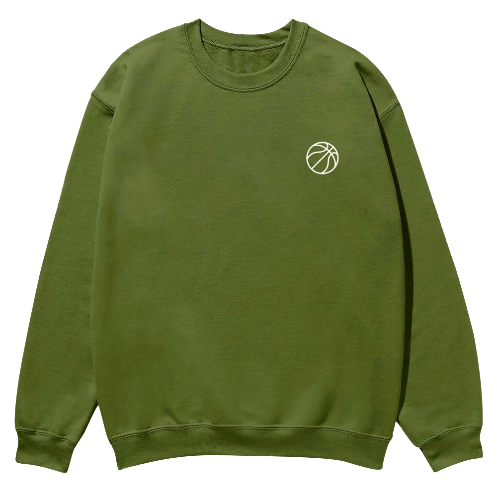 Basketball Player Crew Neck Sweatshirt