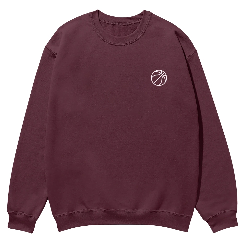 Basketball Player Crew Neck Sweatshirt