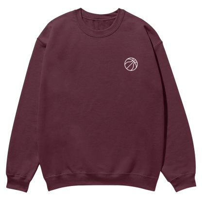 Basketball Player Crew Neck Sweatshirt