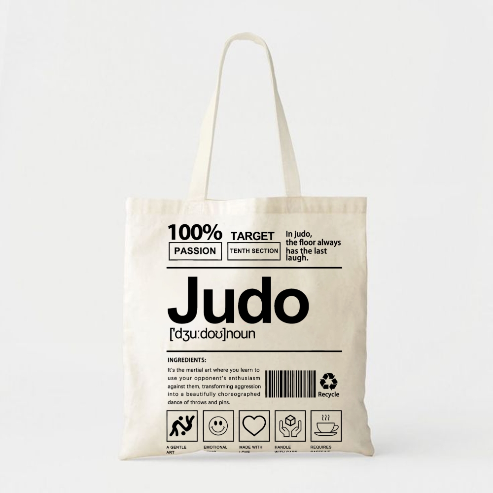 Judo Prints Tote Bag