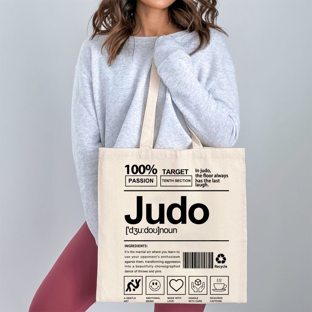 Judo Prints Tote Bag