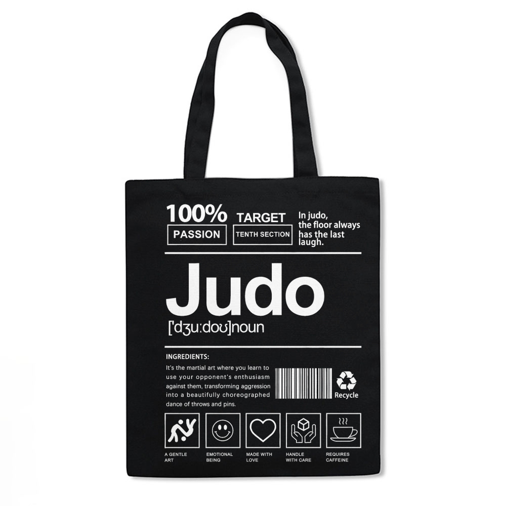Judo Prints Tote Bag