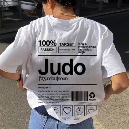 Judo Unisex Prints T-Shirt
