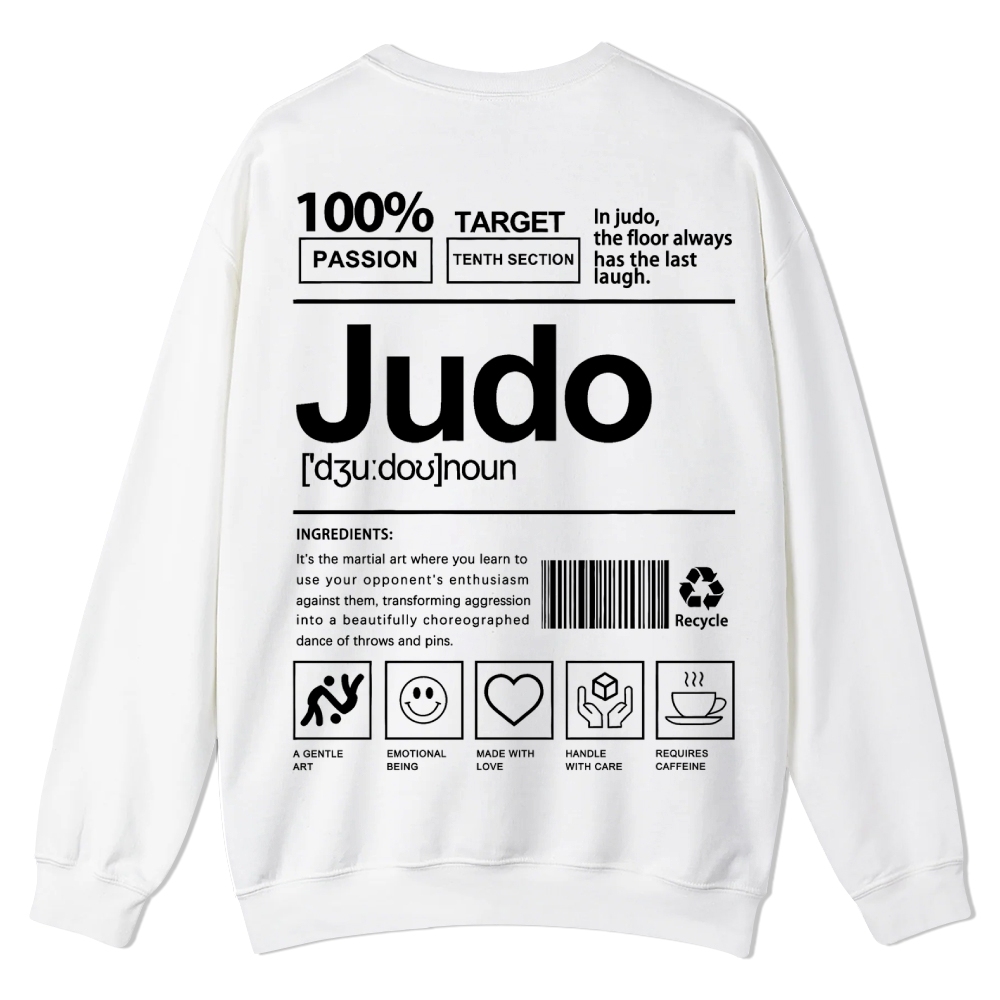 Judo Prints Crew Neck Sweatshirt