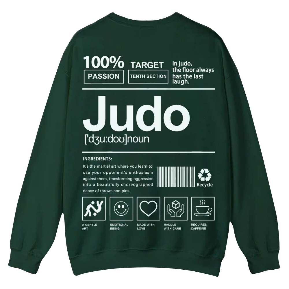 Judo Prints Crew Neck Sweatshirt