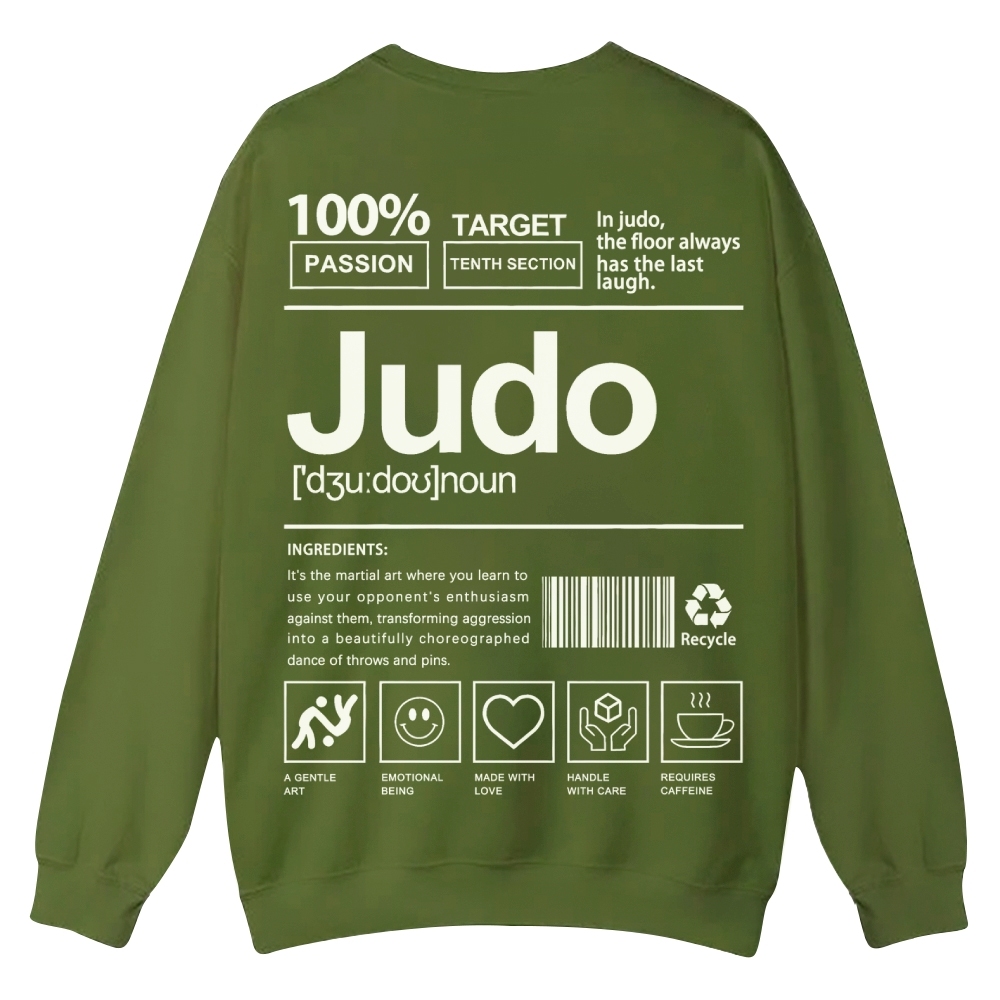 Judo Prints Crew Neck Sweatshirt