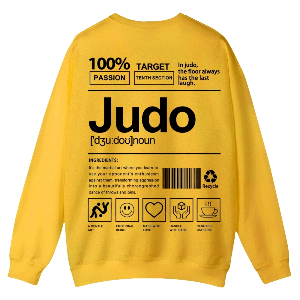 Judo Prints Crew Neck Sweatshirt