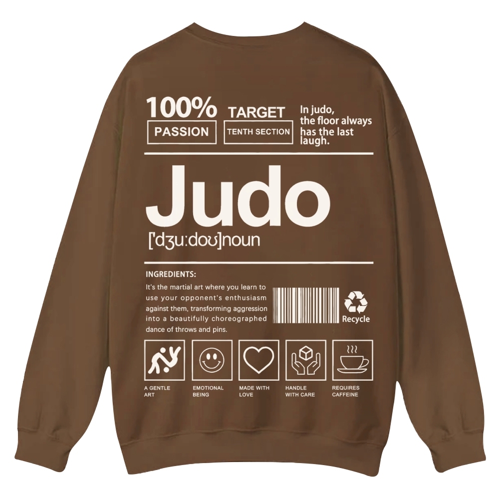 Judo Prints Crew Neck Sweatshirt