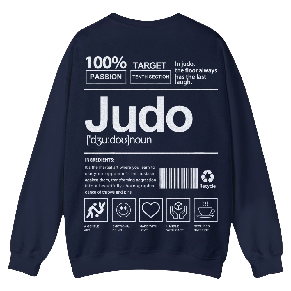 Judo Prints Crew Neck Sweatshirt