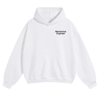 Mechanical Engineer Unisex Casual  Prints Hoodie