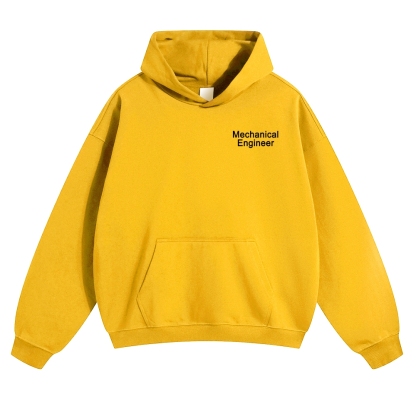 Mechanical Engineer Unisex Casual  Prints Hoodie