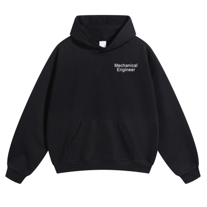 Mechanical Engineer Unisex Casual  Prints Hoodie