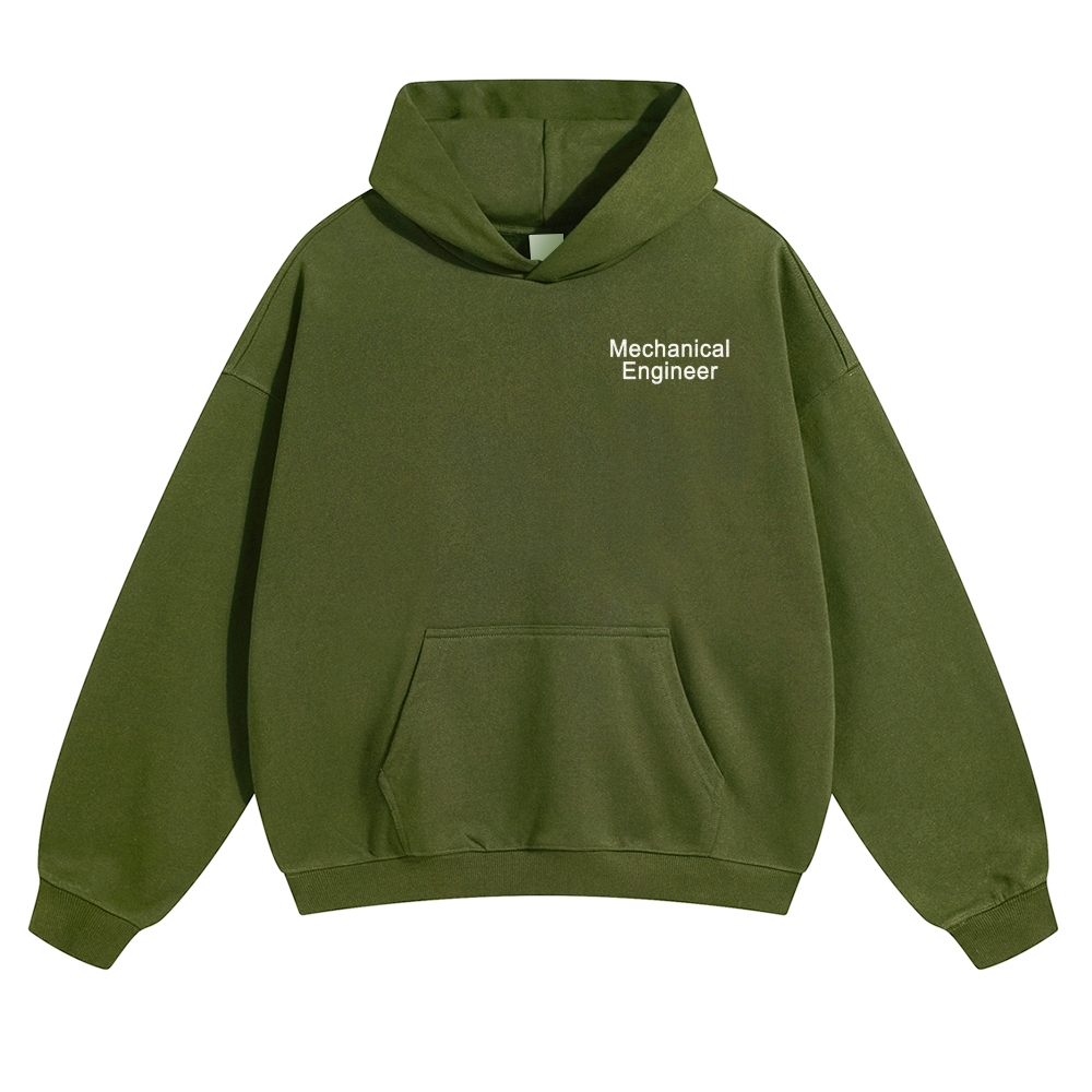Mechanical Engineer Unisex Casual  Prints Hoodie