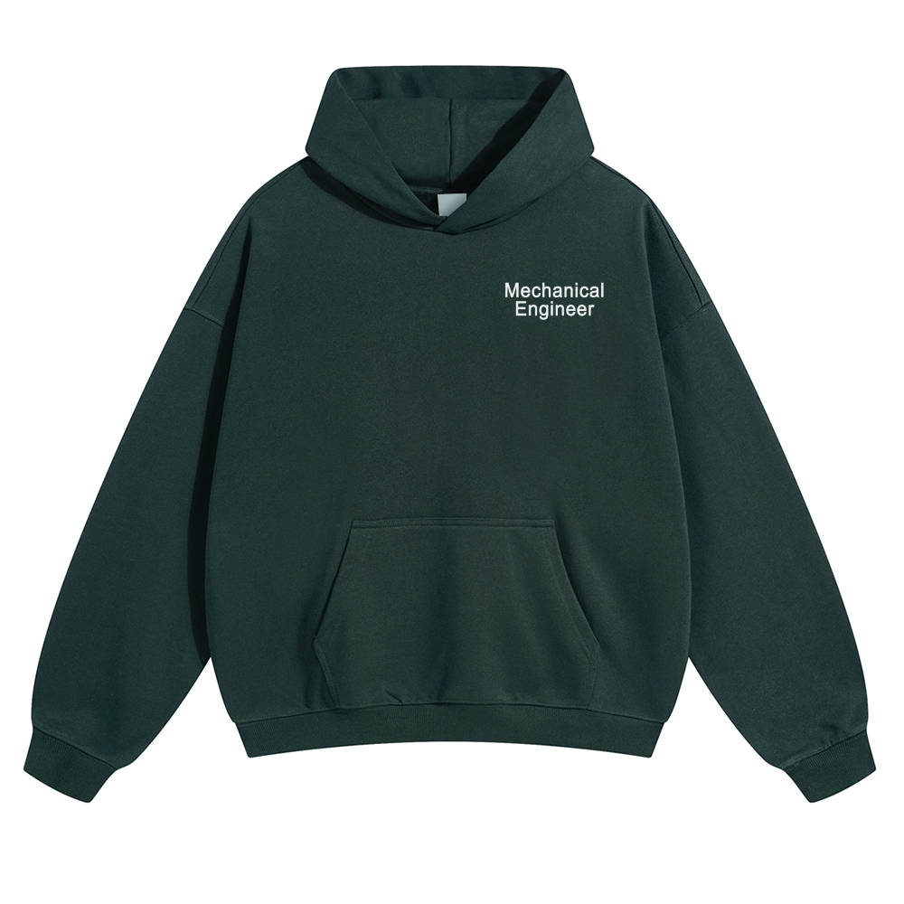 Mechanical Engineer Unisex Casual  Prints Hoodie