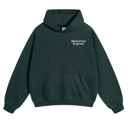 Mechanical Engineer Unisex Casual  Prints Hoodie