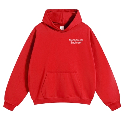 Mechanical Engineer Unisex Casual  Prints Hoodie