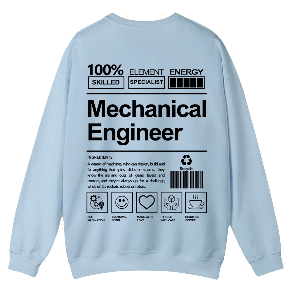 Mechanical Engineer Crew Neck Sweatshirt