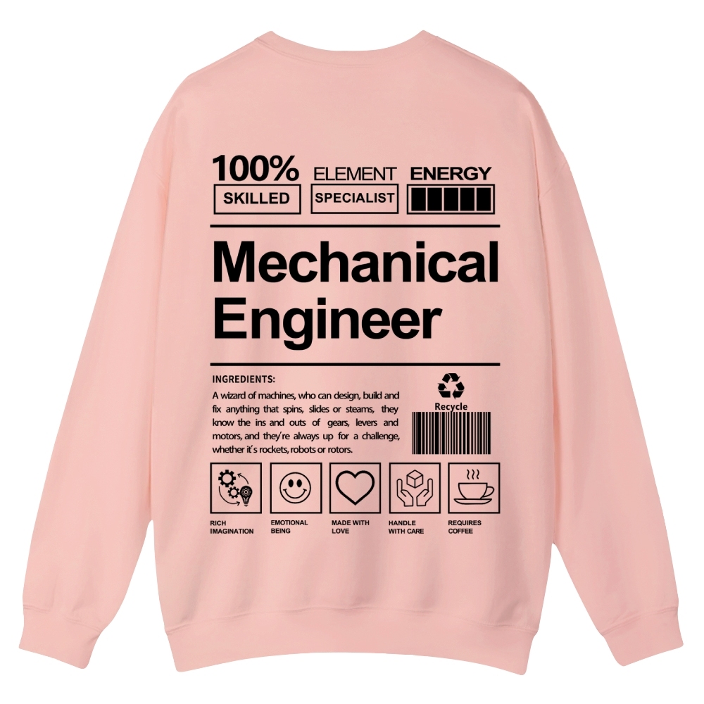 Mechanical Engineer Crew Neck Sweatshirt