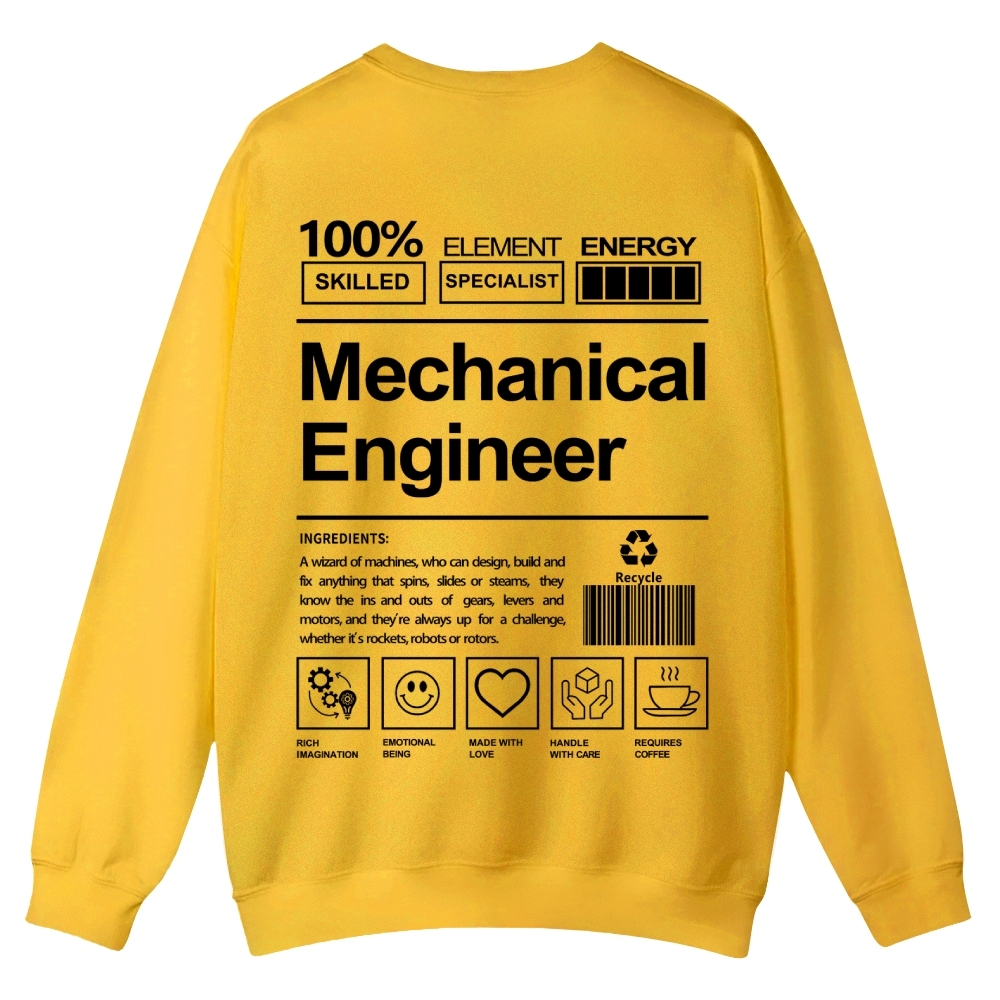 Mechanical Engineer Crew Neck Sweatshirt