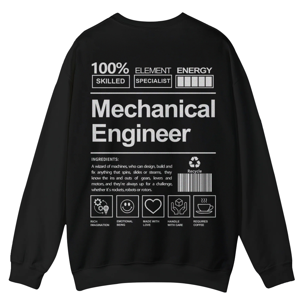 Mechanical Engineer Crew Neck Sweatshirt