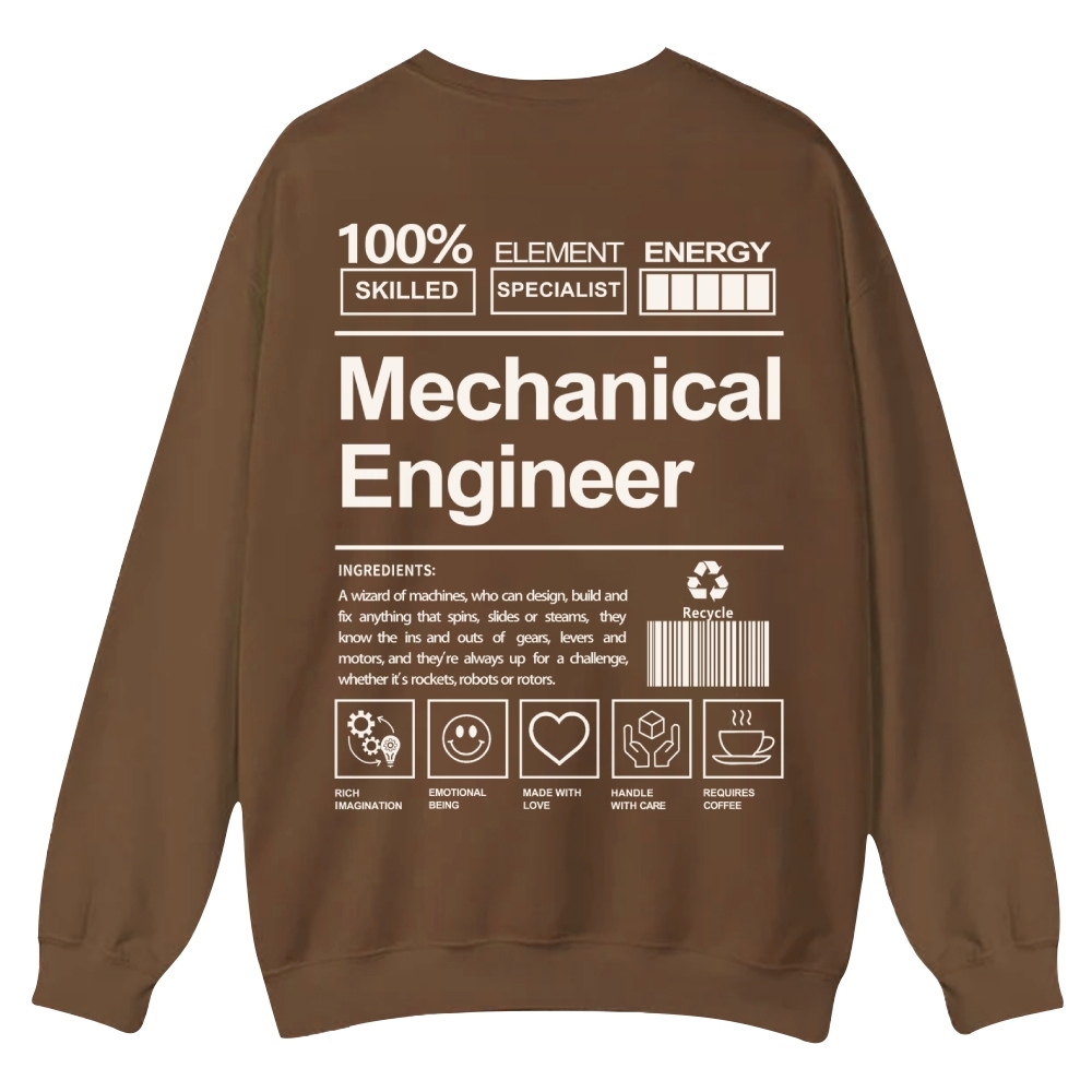 Mechanical Engineer Crew Neck Sweatshirt
