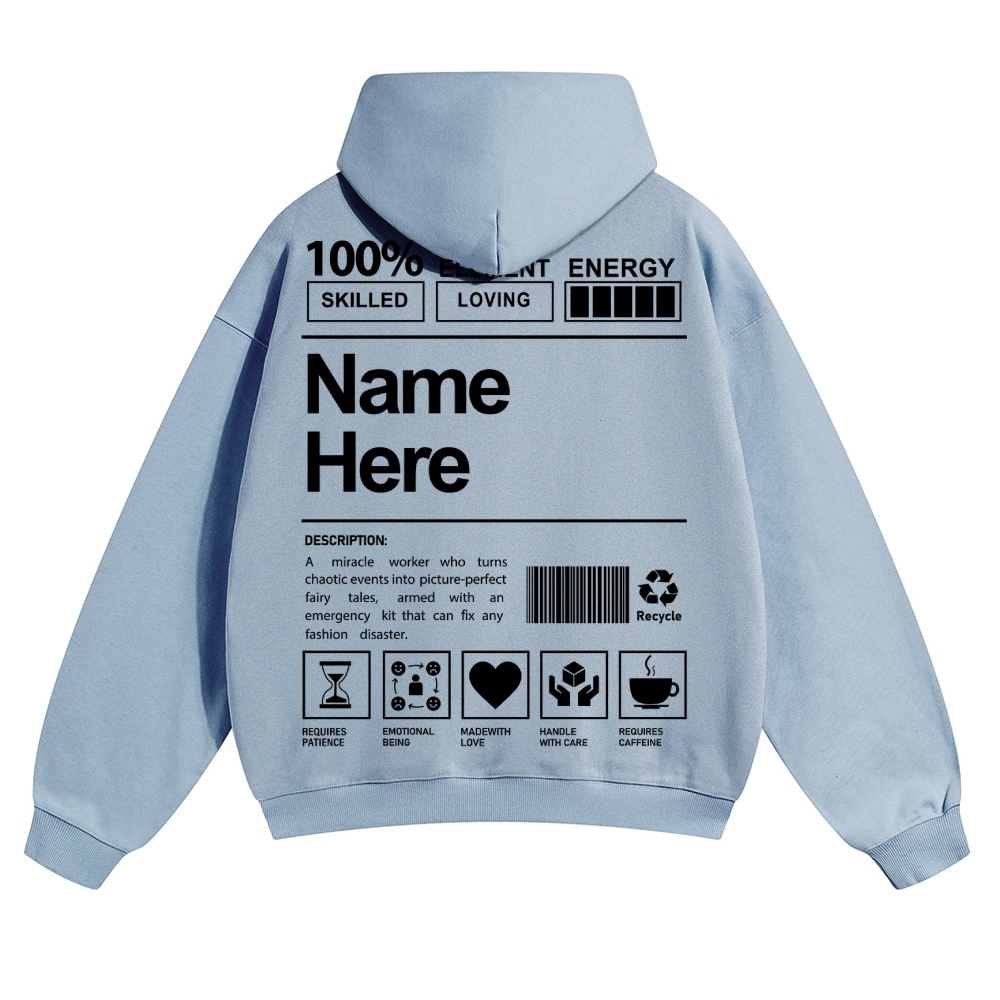 Customized Unisex Casual Prints Hoodie