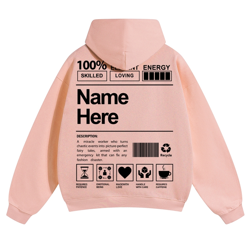 Customized Unisex Casual Prints Hoodie