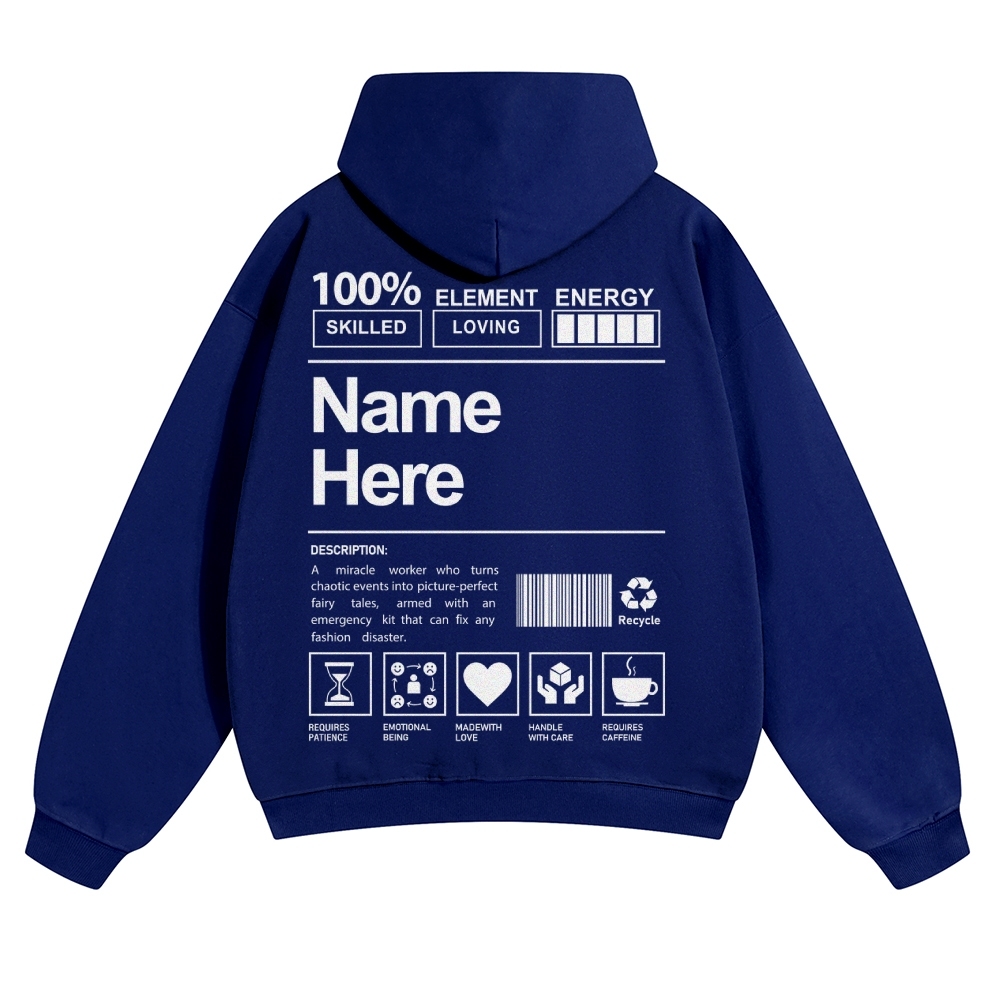Customized Unisex Casual Prints Hoodie