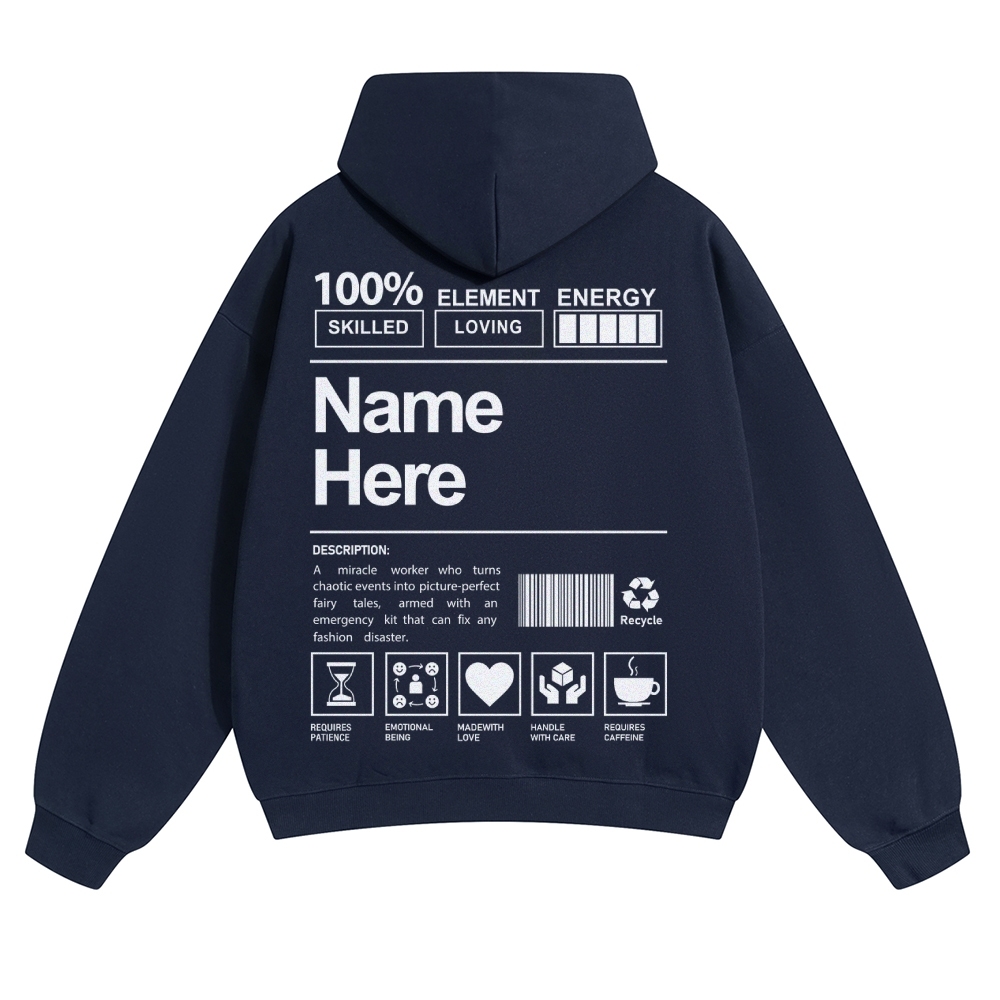 Customized Unisex Casual Prints Hoodie