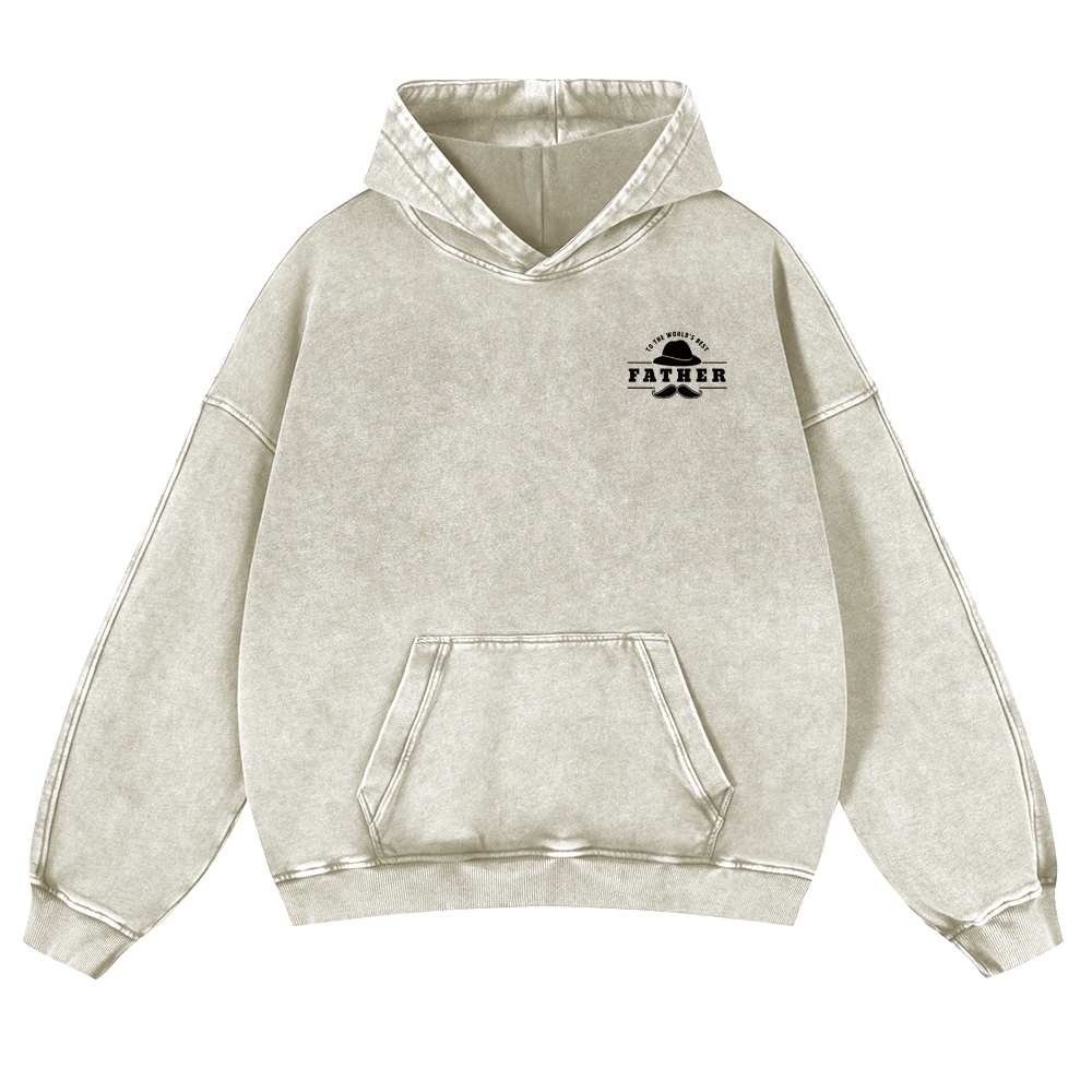 Father Unisex Fit Vintage Washed Hoodie
