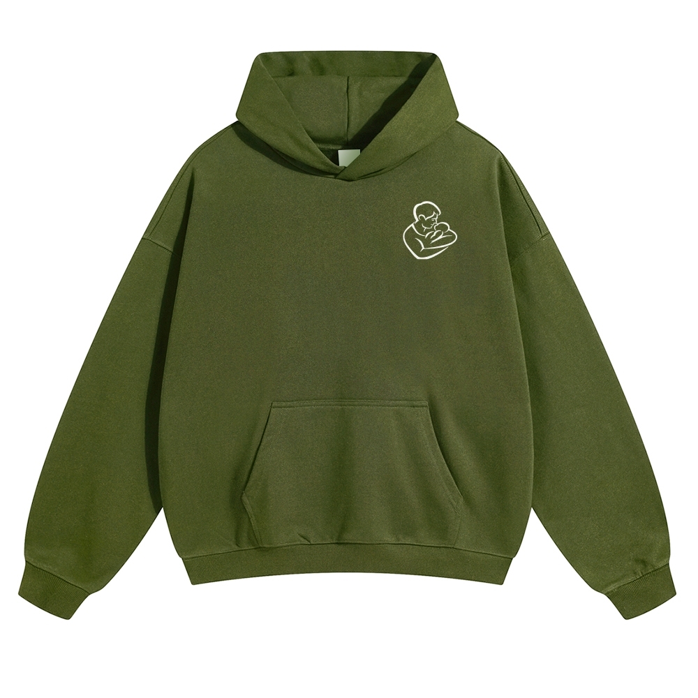 Dad Unisex Casual  Prints Hoodie