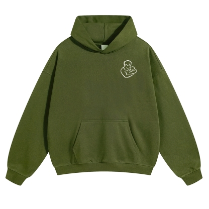 Dad Unisex Casual  Prints Hoodie