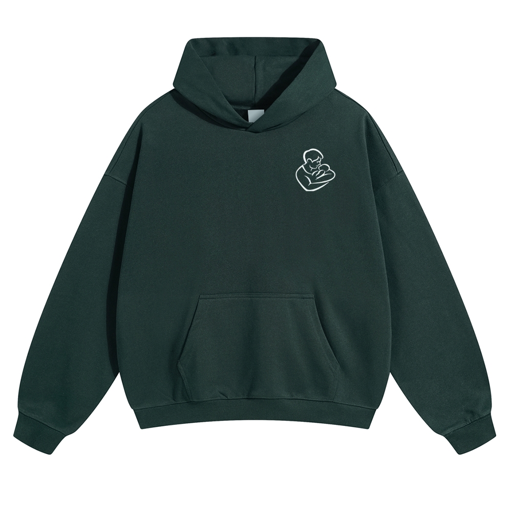 Dad Unisex Casual  Prints Hoodie