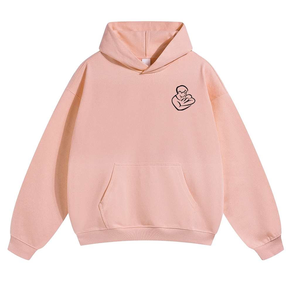 Dad Unisex Casual  Prints Hoodie