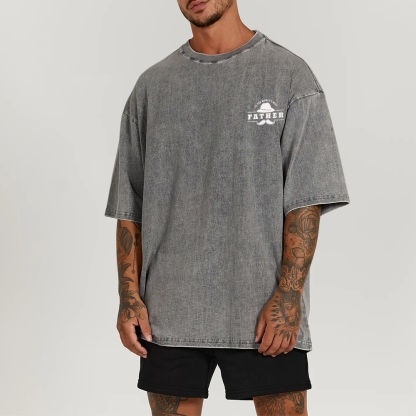 Father Unisex Fit Washed T-Shirt