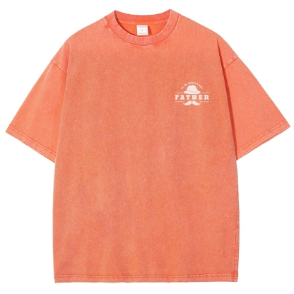 Father Unisex Fit Washed T-Shirt