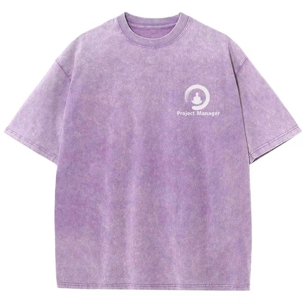 Project Manager Unisex Fit Washed T-Shirt