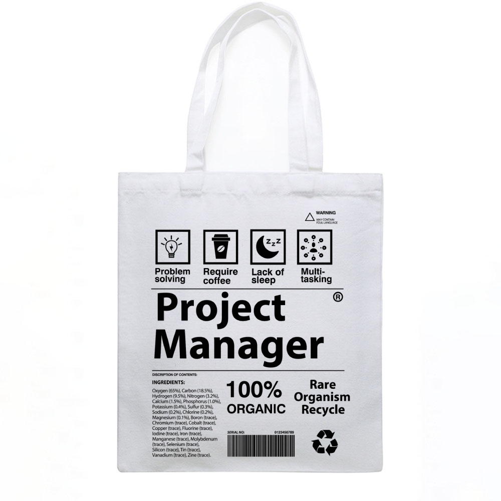 Project Manager Tote Bag