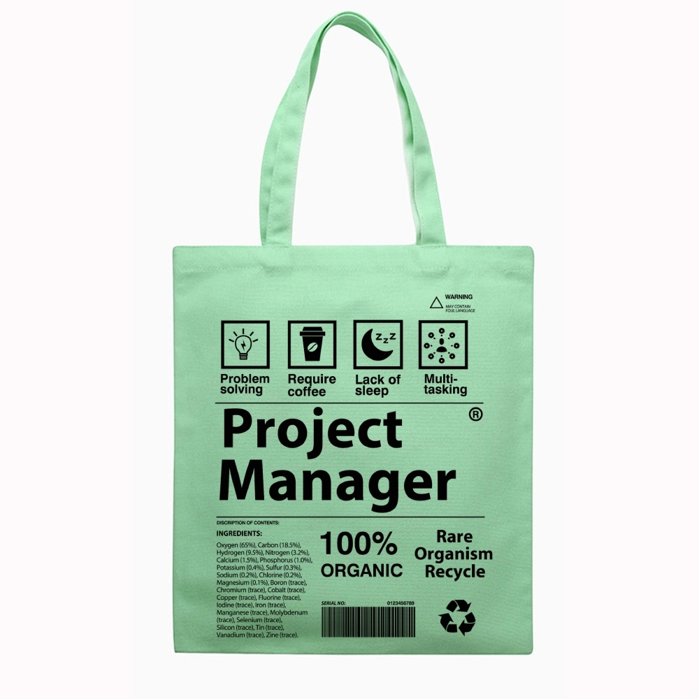 Project Manager Tote Bag